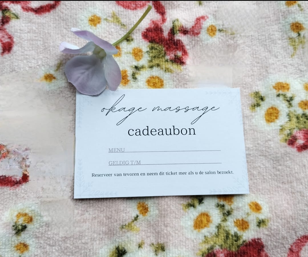 Okage Massage Cadeaubon